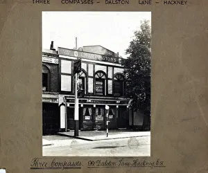 Compasses: Photograph of Three Compasses PH, Hackney, London