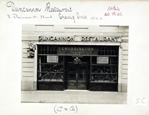 Charing: Photograph of Duncannon Restaurant, Charing Cross, London