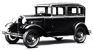 Automaker: A photograph of the Ford A Saloon model