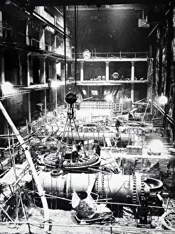 Generator: Photograph of the generation of hydroelectricity