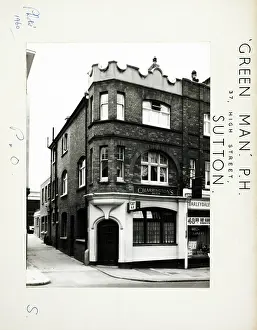 Overton: Photograph of Green Man PH, Sutton, Surrey