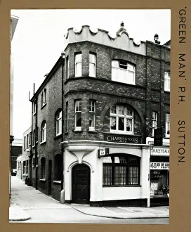 Overton: Photograph of Green Man PH, Sutton, Surrey
