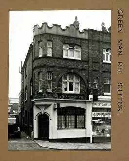 Overton: Photograph of Green Man PH, Sutton, Surrey