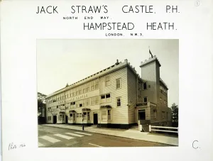 Hampstead: Photograph of Jack Straws Castle PH, Hampstead (New), London