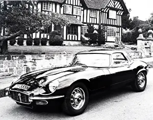 Manufactured: A photograph of a Jaguar E-Type (Jaguar XK-E) Series 3