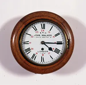 Numerals: Photograph of a John Walker Clock