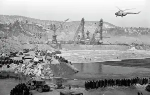 Correspondent: Photograph Krasnoyarsk Dam under construction