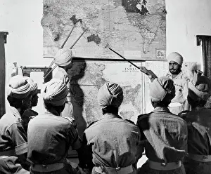 Sikh: Photograph of map briefing