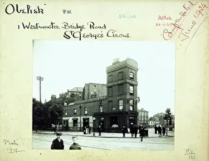 Lambeth: Photograph of Obelisk PH, Lambeth, London