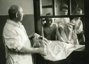Hostel: This photograph shows juvenile unemployed at