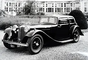 Sidecar: A photograph of an SS Jaguar 100