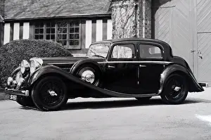 Sidecar: A photograph of an SS Jaguar 100
