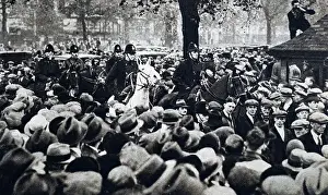 Unemployment: Photograph taken during the 1932 protests against
