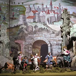 Schwanthaler: Photograph.Crib in Altmunster (Upper Austria)