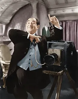 Professionalism: Photographer taking a picture