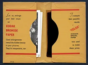 Negatives: Photographic print wallet