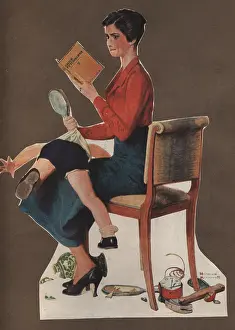 Spanking: Photographs - 1940's, humorous, graphic illustration