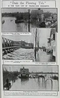 Heavier: Photographs of the River Thames flooding