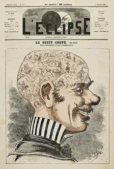 Phrenological: The phrenological head of the man about town
