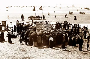 Phrenology: Phrenology booth, Blackpool beach, Victorian period