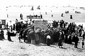Phrenology: Phrenology booth, Blackpool beach, Victorian period