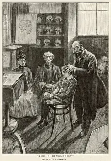 Phrenology: Phrenology session, 1896