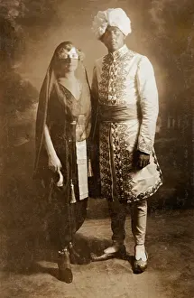 Dare: Phyllis and Jack Dare in Arabian costume