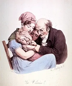 Immunity: A physician inoculating a young child against ?