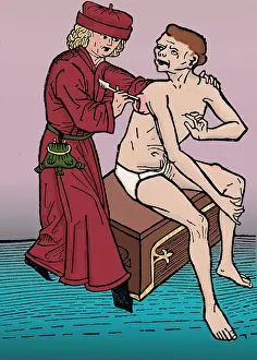 Sickness: Physician Lancing Wound