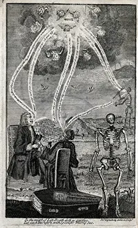 Receipts: A physician, his patient, a coffin and two skeletons