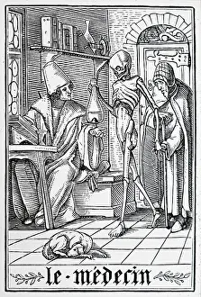 Holbein: The Physician visited by Death
