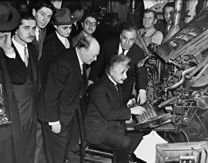 Bulletin: The physicist and Nobel laureate Albert Einstein on