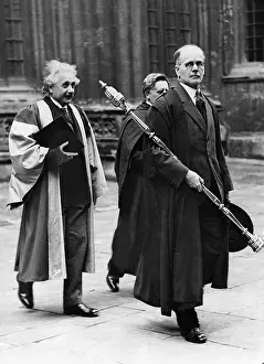 Doctorate: The physicist and Nobel laureate Albert Einstein goes