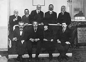 Relativity: The physicist and Nobel laureate Albert Einstein (seated
