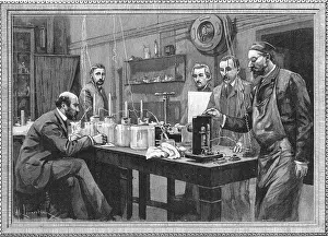 Sorbonne: Physics research laboratory at the Sorbonne, Paris