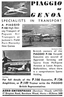 Piaggio: Piaggio P.166 - Piaggio P.136