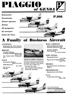 Piaggio: Piaggio P166 Range Of Aircraft: Aero-Enterprises