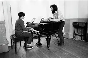 Bechstein: Piano lesson with tutor and student