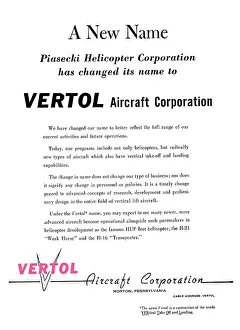 Piasecki: Piasecki - Vertol 1956