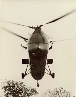 Piasecki: Piasecki XHUP-1 hovering ~hands-off on the automatic pilot