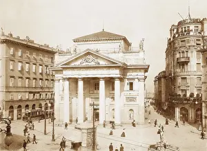 Borsa: Piazza della Borsa in Triest, 1915