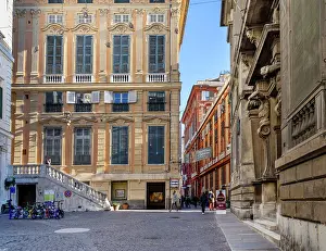 Museums: Piazza della Meridiana, Genoa, Italy