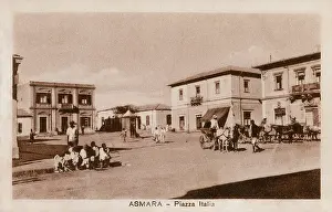 Squares: Piazza Italia in Asmara, Eritrea