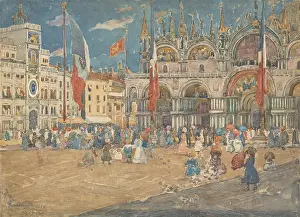 Prendergast: Piazza San Marco