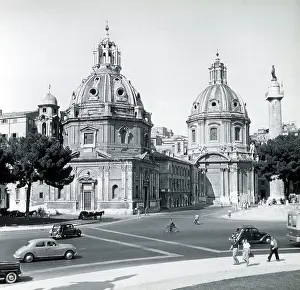 Venezia: Piazza Venezia churches, Rome, Italy