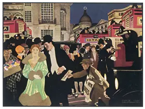 Newsboy: PICCADILLY CIRCUS 1927
