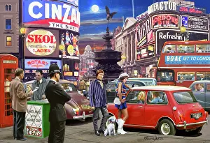 Bianco: Piccadilly Circus, London, in 1966