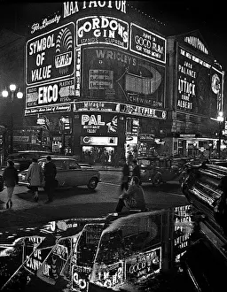 Factor: Piccadilly Circus at night