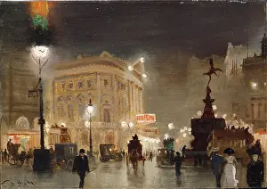 Pownall: Piccadilly ' at night