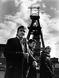 Snowdown: Pickets at Snowdown Colliery